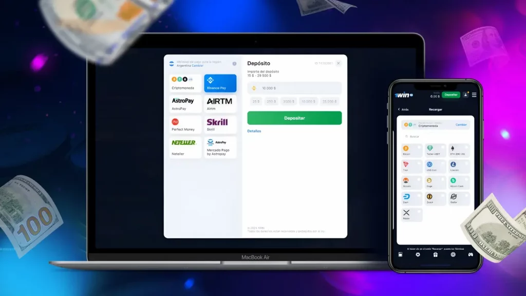 como depositar en 1win